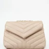 Bolso Acolchado Cierre Boton Efecto
