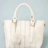 Bolso Bordados Rayas Efecto