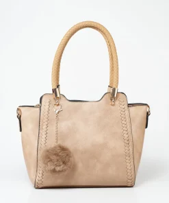 Bolso Detalle Asa Trenzada Efecto
