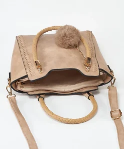Bolso Detalle Asa Trenzada Efecto
