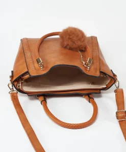 Bolso Detalle Asa Trenzada Efecto