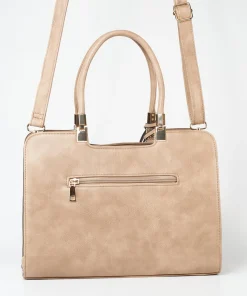 Bolso Shopper Detalle Bordados Y Borlas