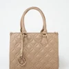 Bolso Shopper Detalle Bordados Efecto
