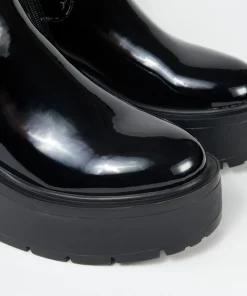 Bota Charol Plataforma Efecto