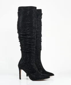 Bota Mosquetera Brillo Efecto