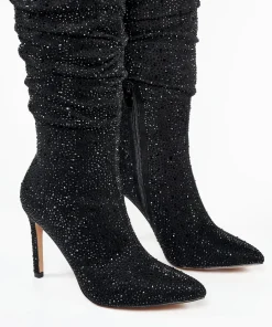 Bota Mosquetera Brillo Efecto