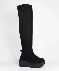 Bota Mosquetera Plataforma Efecto