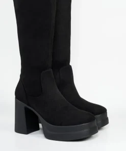 Bota Mosquetera Plataforma Efecto