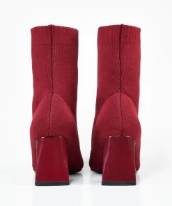 Botin Calcetin Tacón Geometrico Efecto