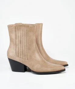 Botin Chelsea Estilo Cowboy Efecto