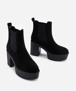 Botin Chelsea Plataforma Alta Efecto