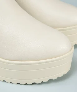 Botin Chelsea Plataforma Alta Efecto