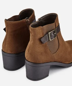 Botin Con Hebilla Efecto