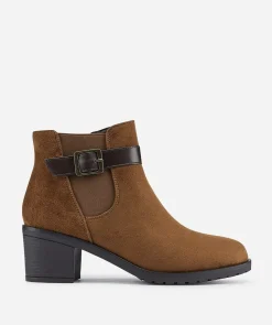 Botin Con Hebilla Efecto
