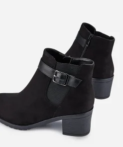 Botin Con Hebilla Efecto