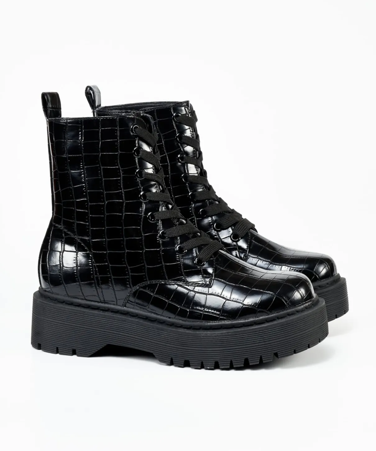 Botin Cordon Plataforma Efecto