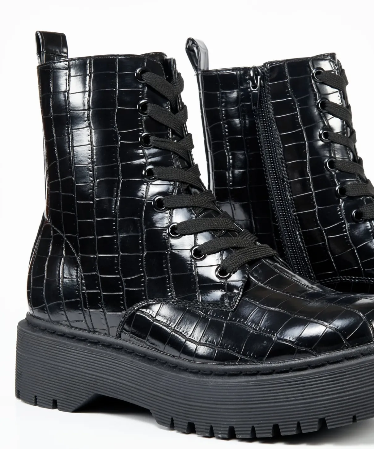 Botin Cordon Plataforma Efecto
