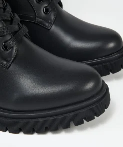 Botin Cordones Plataforma Efecto