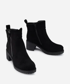 Botin Cremallera Efecto