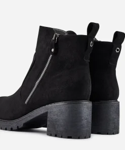 Botin Cremallera Efecto