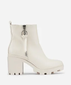 Botin Cremallera Flecos Efecto