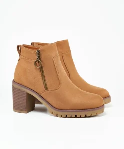 Botin Cremallera Lateral Efecto