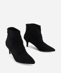 Botin Cremallera Trasera Efecto