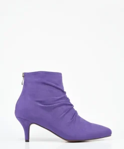 Botin Cremallera Trasera Efecto