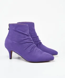 Botin Cremallera Trasera Efecto