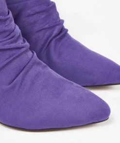 Botin Cremallera Trasera Efecto