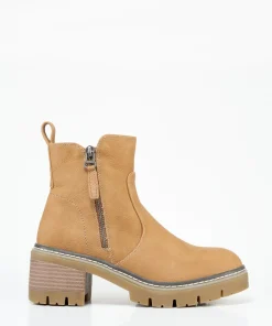 Botin Detalle Cremallera Efecto