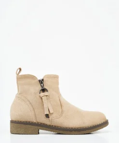 Botin Detalle Cremallera Efecto