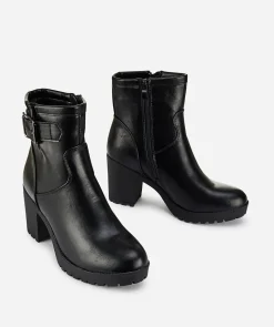 Botin Detalle Hebilla Efecto