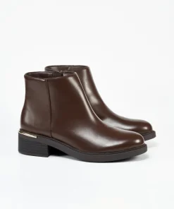 Botin Detalle Metalico Efecto
