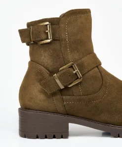Botin Doble Hebilla Efecto