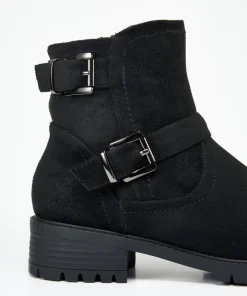 Botin Doble Hebilla Efecto