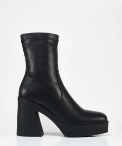 Botin Elastico Tacón Forma Efecto