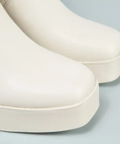 Botin Elastico Tacón Forma Efecto