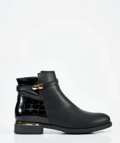Botin Hebilla Combinada Efecto