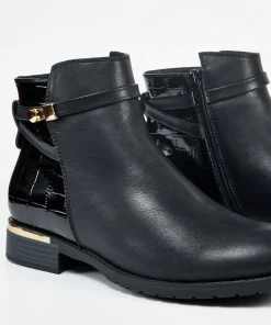Botin Hebilla Combinada Efecto