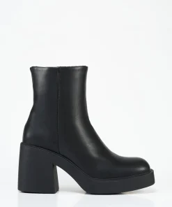 Botin Liso Plataforma Efecto