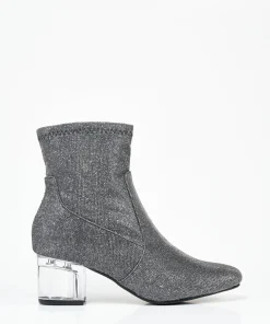 Botin Tacón Transparente Efecto