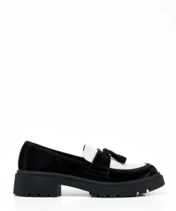 Mocasin Combinado Borla Efecto
