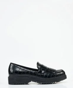 Mocasin Detalle Flecos Efecto