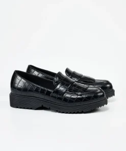 Mocasin Detalle Flecos Efecto