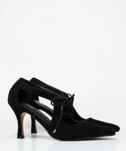 Sandalia Cerrada Cordones Efecto