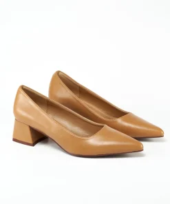 Zapato Salon Tacón Bloque Efecto