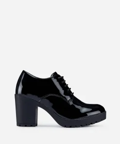 Zapato Tacón Cordones Efecto